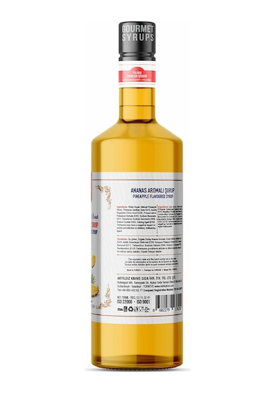 Nish Ananas Aromalı Şurup 700 Ml - Pet Şişe