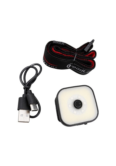 Powermaster Pm-25795 Mini Şarj Edilebilir Çok Fonksiyonlu Led Kafa Ve Vücut Feneri Beyaz