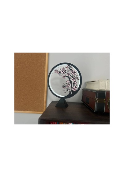Sakura Led Masa Lambası Dekoratif Çiçekli Modern Tasarım Masa Ve Komodin Lambası Renkli