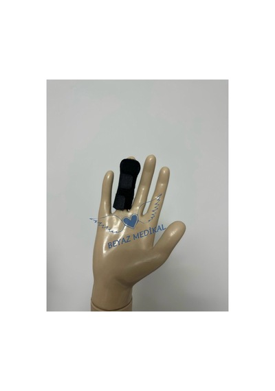 Parmak Ateli Parmak Sabitleme Ateli Kırık Parmak Ateli Finger Splint Standart Siyah