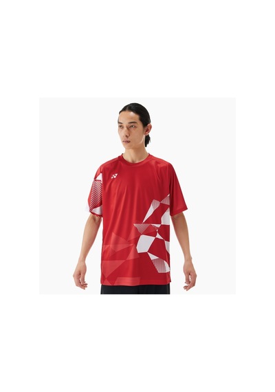 Yonex Yy25 16744 Erkek Spor Tişört Kırmızı Kırmızı