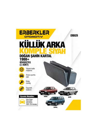 Küllük Arka Komple Siyah Doğan Şahin Kartal 1988+ 85009781 1 Adet - Erb1227