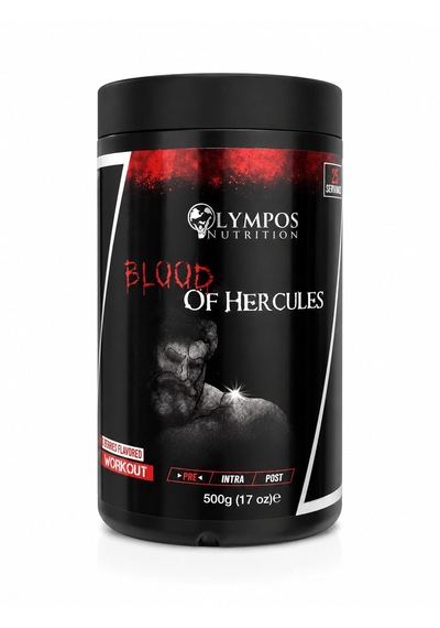 Blood Of Hercules Pre Workout 500gr 25 Servis Kan Portakalı