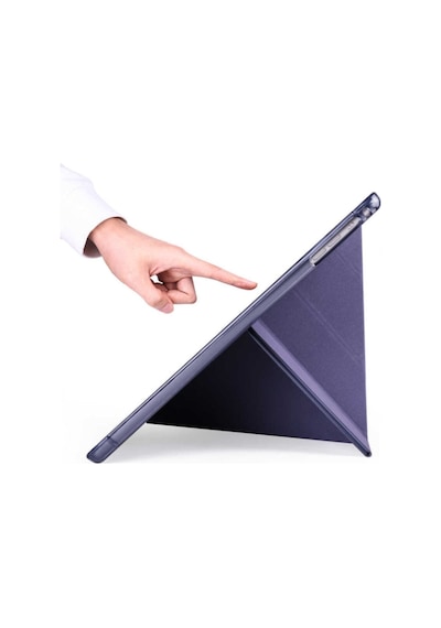 Samsung Galaxy Uyumlu Tab S6 Lite Sm-p610 10.4" Kılıf Kalem Bölmeli Standlı Katlanabilir Kalemlikli Silikon Kılıf