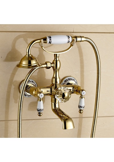 Banyo Bataryası Altın Dore + Duş Seti Altın Banyo Bataryası Altın Dore + Duş Seti Altın