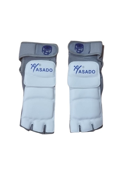 Haşado Topuk Destekli Üç Parmaklı Taekwondo Ayaküstü Koruyucu Takım Beyaz