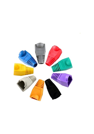 MN6 M107KB Rj45 Kılıf/200 Adet-cat6 Cat6e Cat5 Cat5e Uyumlu/rj45 Siyah Kılıf Boot-rj45 Cat5 Cat6 Kılıf
