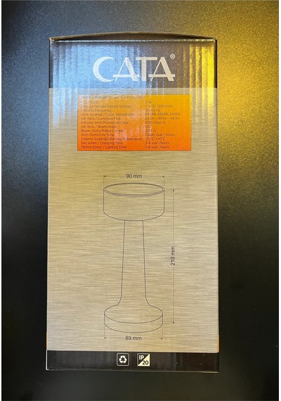 Altın Renk Denver Şarjlı Masa Lambası Ct-8436 Gold