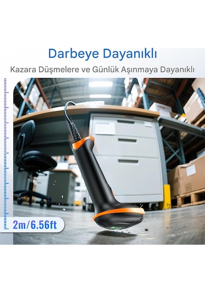 Tera 1d 2d Qr Barkod Okuyucu Darbeye Dayanıklı Su Geçirmez D5100y