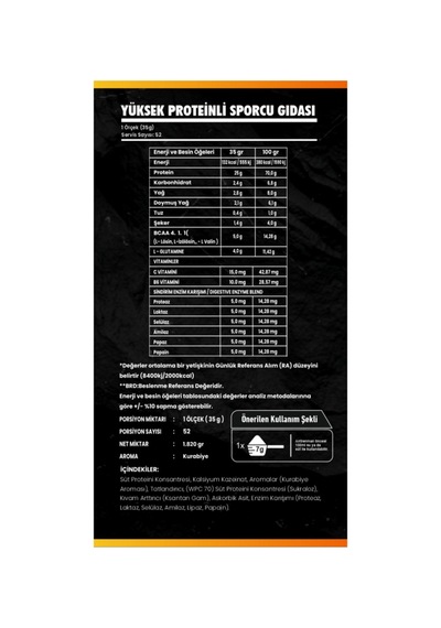 Titan Whey Protein Tozu 1820g Bisküvi Aromalı Diğer