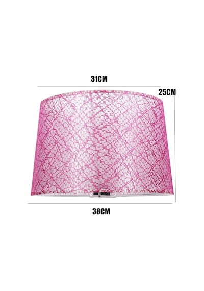 Dantelli Pembe Lambader Şapkası Pembe