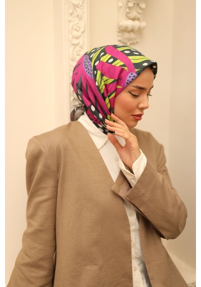 Silk Home Olinda Eşarp 48003-04 KOYU YEŞİL