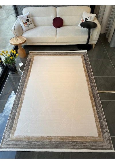 Vista Halı Salon, Oturma, Yatak Odası Halısı Desen Kodu 76592-957 Bej