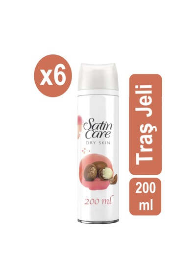 Satin Care Tıraş Jeli Kuru Ciltler 200ml X6 Adet