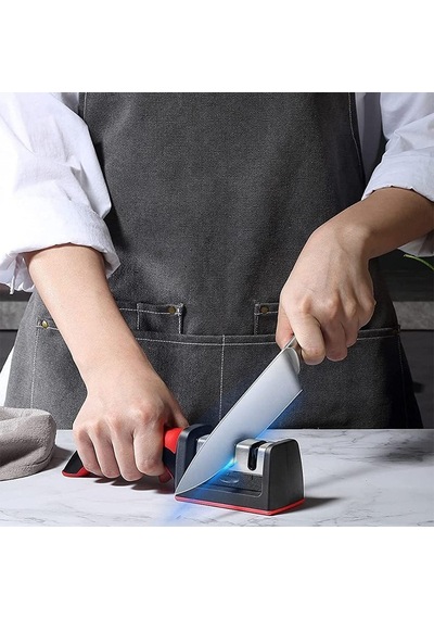Profesyonel Bileyici Çeyizlik Bıçak Bileme Aleti Ergonomik Saplı