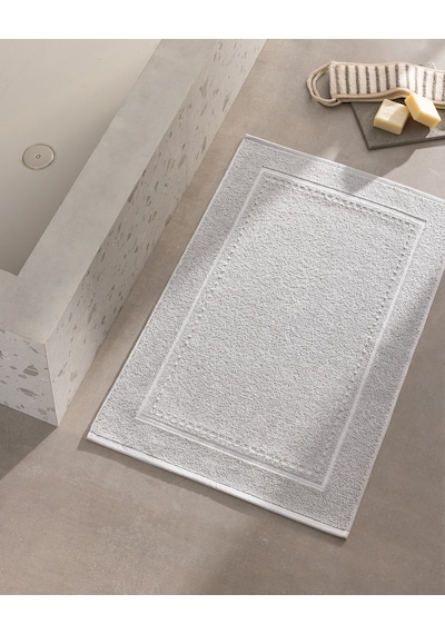 Madame Coco Angeline Pamuklu Ayak Havlusu - Gri - 50x80 Cm - Natural Koleksiyon Gri
