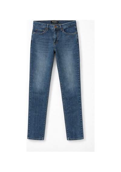 Bluew White Kadın Düz Kesim Düz Paça Straight Fit Mavi Jean Pantolon