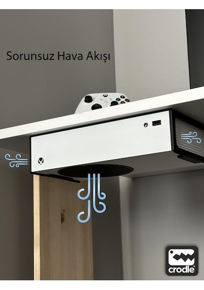 Xbox Series S Için Duvar Ve Masa Altı Montaj Standı Yerden Tasarruf  Rahat Hava Akışı