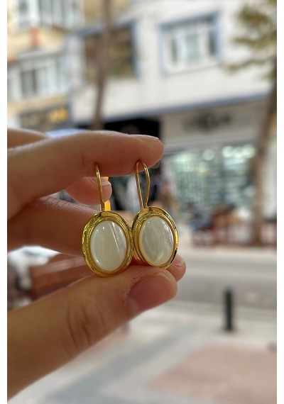 Gümüş Sedef Taşlı Küpe Hs794e36 Diğer
