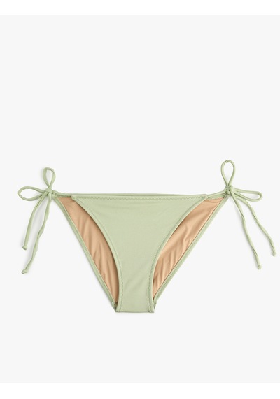 Koton Yanları İpli Üçgen Bikini Altı Yeşil 6sak00018mm