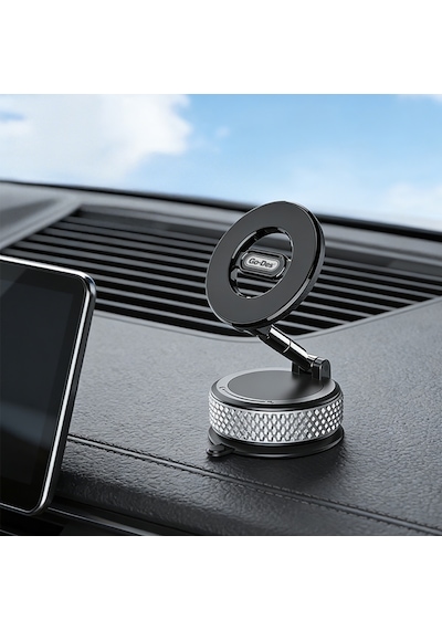 Go Des Gd-hd243 360 Derece Dönebilen Vakum Özellikli Magnetik Telefon Tutucu Siyah