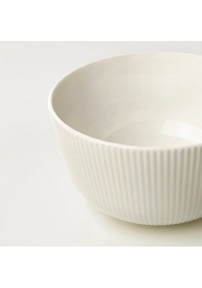 Ikea Ofantlıgt Porselen Kase 13 Cm 500 Ml Beyaz Tek Parça