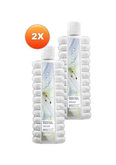 Avon White Lily Zambak Banyo Köpüğü 2 x 500 ML
