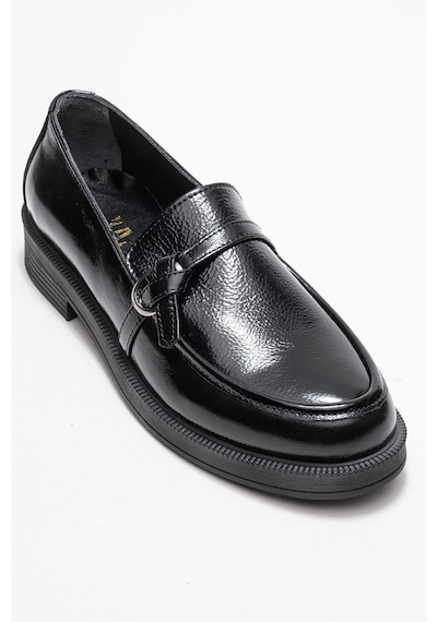 Luvishoes Luvi Shoes Galea Siyah Rugan Tokalı Hakiki Deri Kadın Loafer Ayakkabı SİYAH RUGAN Luvishoes Luvi Shoes Galea Siyah Rugan Tokalı Hakiki Deri Kadın Loafer Ayakkabı SİYAH RUGAN