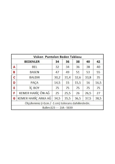 Balins Kadın Viskon Pantolon Ç. Siyah