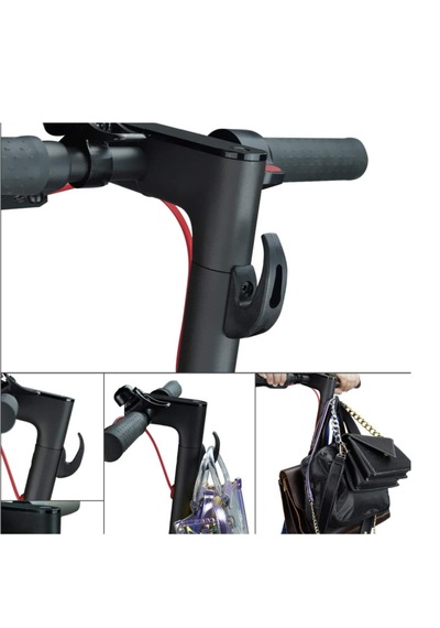 Scooter Elektrikli Bisikletler İçin Eşya Taşıma Tutacak-al4786 Siyah