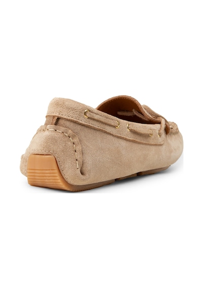 Deery Kadın Hakiki Süet Bej Loafer Ayakkabı - Dl505zbejc01