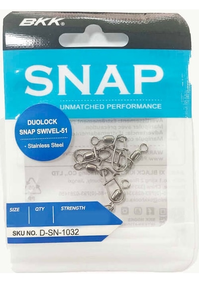 Bkk Duolock Snap Swivel-51 Klipsli Fırdöndü - (509122735)