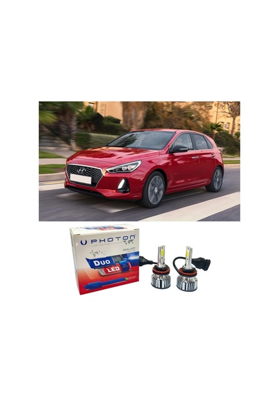 Hyundai İ30 Led Xenon Kısa Far Ampulü H7 Duo Yeni Seri Beyaz 2014-2020
