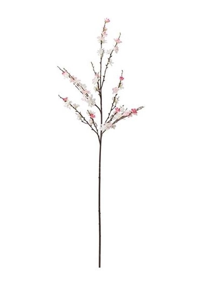 Yapay Kiraz Çiçekleri 1 Dal MeridyenDukkan 130 cm Pembe Renk Yapay Çiçek