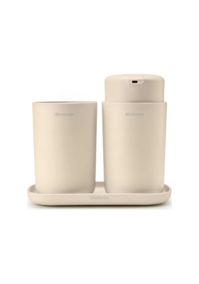 Brabantia Renew Soft Beıge 3 Parça Banyo Seti Bej