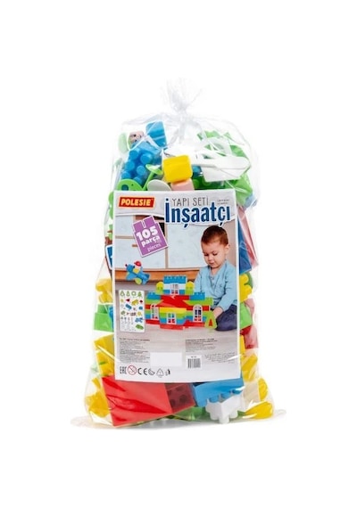 Polesie 95152 / Yapı Seti İnşaatçı 105 Parça Pakette