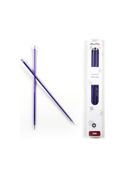 Knitpro Zing Single Pointed Needles 35 Cm 7.00mm 47305