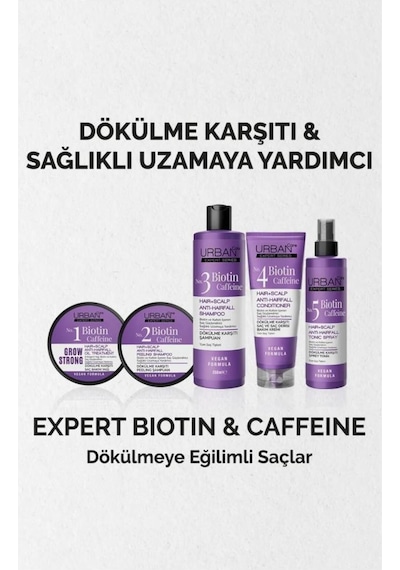 Expert Biotin&caffeine Dökülme Karşıtı Şampuan Saç Tonic Sprey 2'li Set