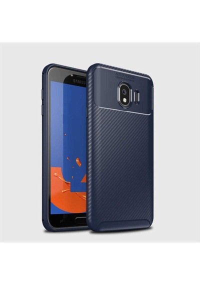 Samsung Uyumlu Galaxy J4 Kılıf Zore Negro Silikon Kapak Lacivert