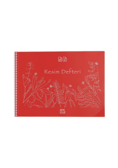 Gıpta 185578 Resim Defteri 25x35 Eko Spiralli 25 Yaprak 4956, Asorti