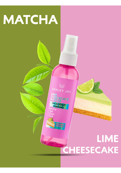 Lime Cheesecake Matcha Saç Ve Vücut Parfümü Limon, Şeftali, Ahududu, Sandal Ağacı 150ml