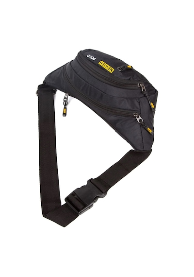 Tuldar Deri Usb Kulaklık Çıkışlı Crossbody Çapraz Göğüs Omuz Ve Bel Çantası Tul360 Siyah - Sarı
