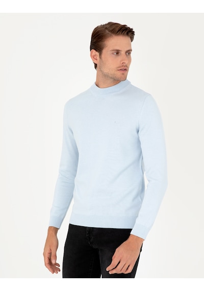 Pierre Cardin Erkek Açık Mavi Kazak /triko 50296564-vr003 Açık Mavi