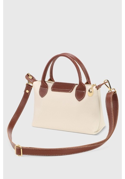 Housebags Krem Çok Yönlü Deri Çapraz Askılı Çanta Bej Soft Krem
