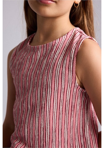 Defacto Kırışık Dokulu Kumaş 2li Açık Pembe Takım Kız Çocuk H6574a826smpn623 Pembe-pn623