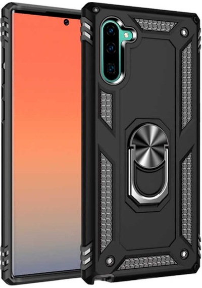 Samsung Uyumlu Galaxy Note 10 Kılıf Zore Vega Kapak-Siyah