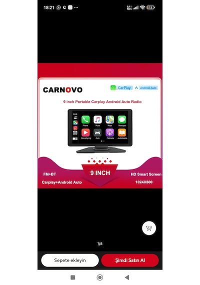 9 İnç 2/32gb.portable Taşınabilir Oto Multimedya Ekran Android