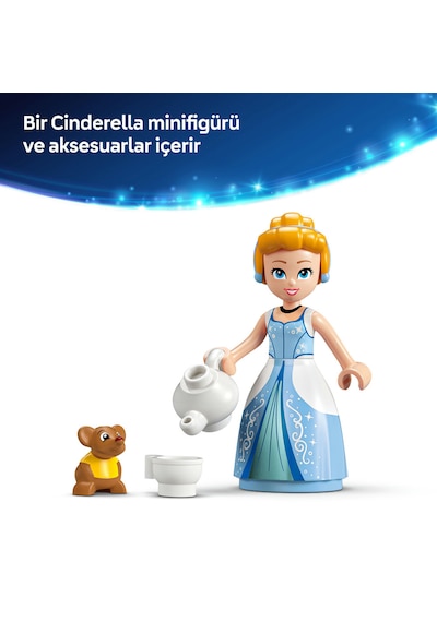 LEGO® ǀ Disney Princess Sindirella'nın Elbisesi 43266 - 9 Yaş ve Üzeri Prenses Seven Çocuklar için Yaratıcı Oyuncak Yapım Seti (474 Parça)