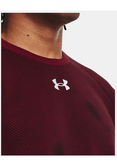 Under Armour Erkek UA Rival Fleece Baskılı Bisiklet Yaka 1379756-600 Beyaz Under Armour Erkek UA Rival Fleece Baskılı Bisiklet Yaka 1379756-600 Beyaz