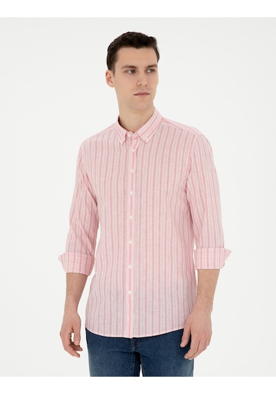 Pierre Cardin Erkek Mercan Gömlek Desenli 50284400-vr186 Mercan Pierre Cardin Erkek Mercan Gömlek Desenli 50284400-vr186 Mercan